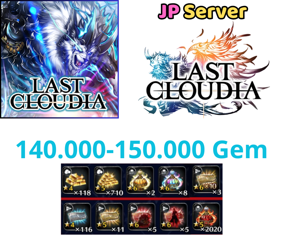 [JP]LAST CLOUDIA 140K+ Gem